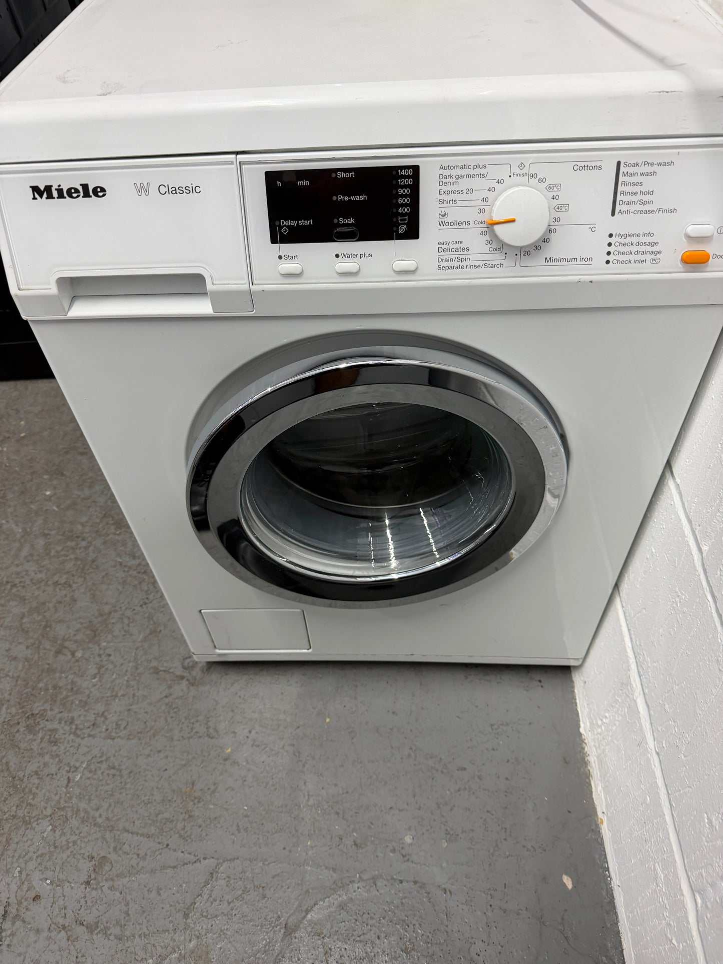 Refurbished Miele WDA110 WCS 7kg Freestanding Washing Machine - White