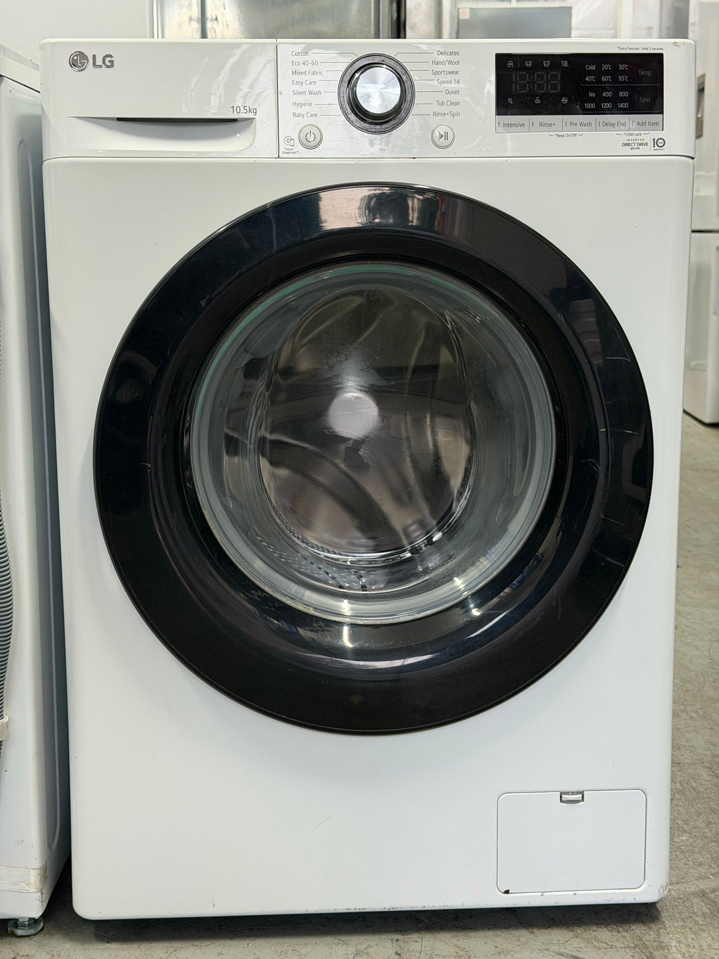 Refurbished LG F4V310WNEH 10.5Kg 1360RPM Washing Machine – White