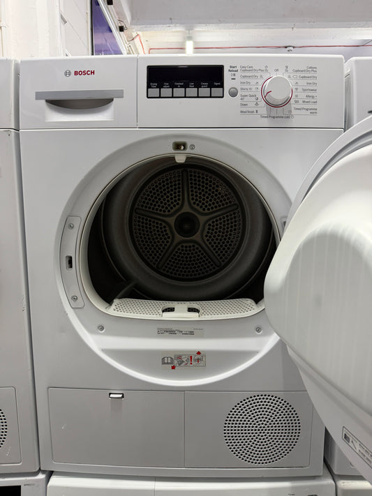 Refurbished Bosch WTB84200GB 8kg Condenser Tumble Dryer - White