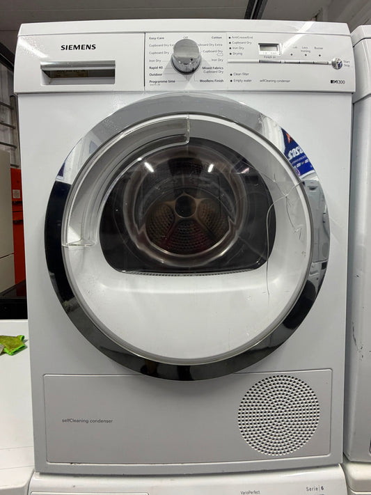 Refurbished Siemens WT46W381GB iQ300 7kg Heat Pump Tumble Dryer - White