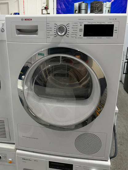 Refurbished Bosch WTW87560GB Series 8 9kg Heat Pump Tumble Dryer - White
