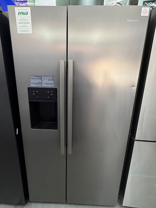 Refurbished Hotpoint HPG26573WXP4UK 578L American Fridge Freezer - Silver