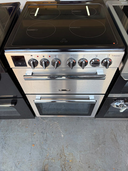 Rangemaster PROPL60EISS/C Professional Plus 60cm Double Oven Electric Induction Cooker – Chrome – Unused Grade A
