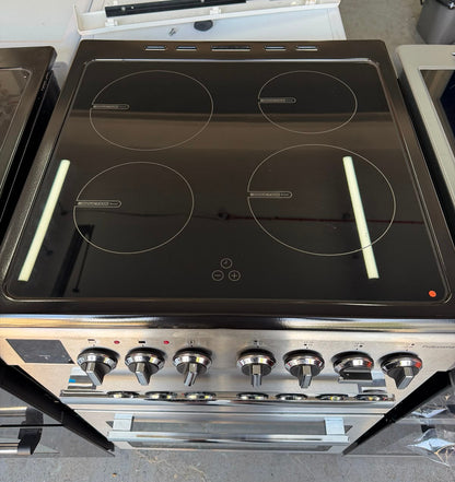 Rangemaster PROPL60EISS/C Professional Plus 60cm Double Oven Electric Induction Cooker – Chrome – Unused Grade A