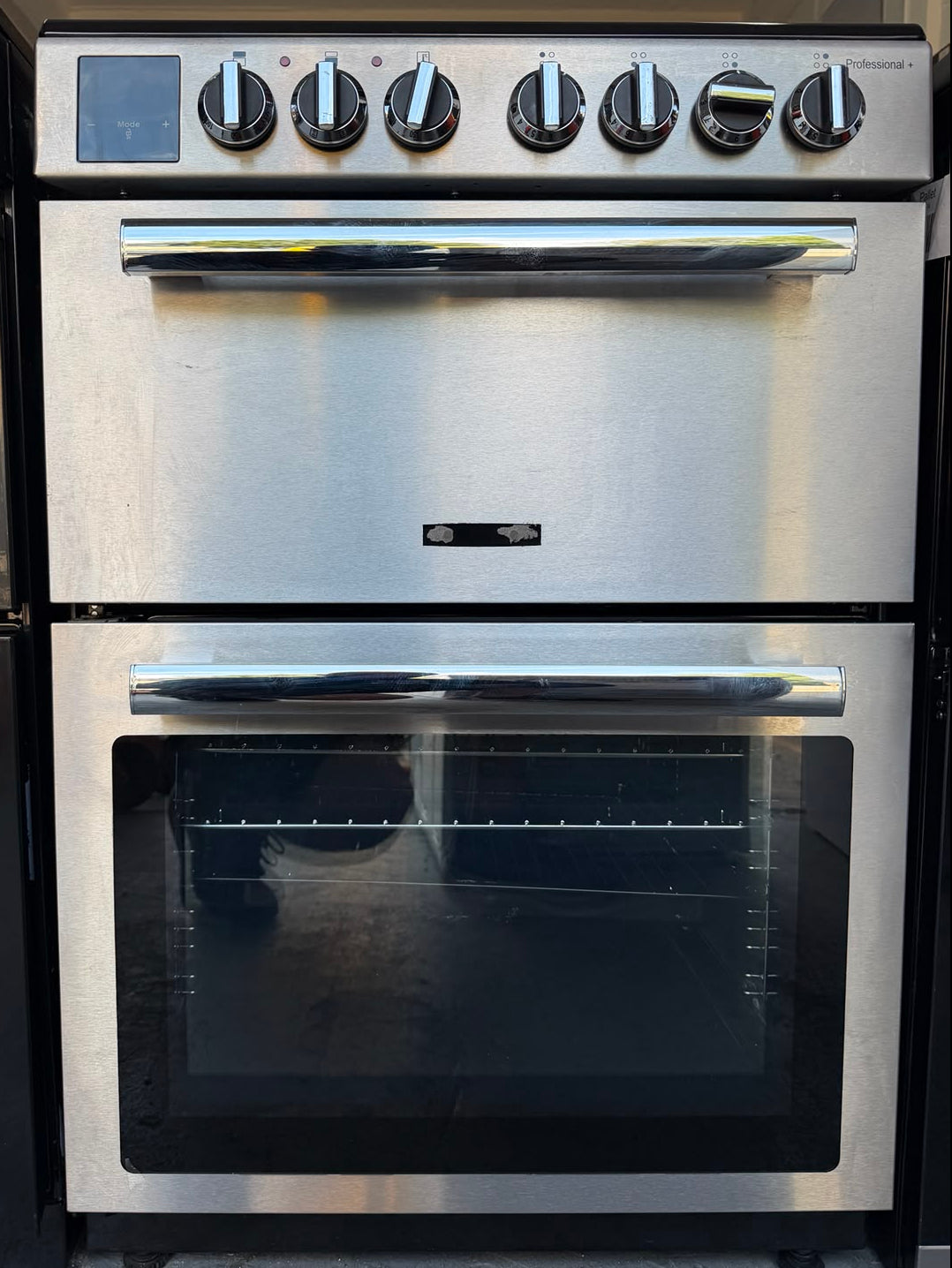 Rangemaster PROPL60EISS/C Professional Plus 60cm Double Oven Electric Induction Cooker – Chrome – Unused Grade A