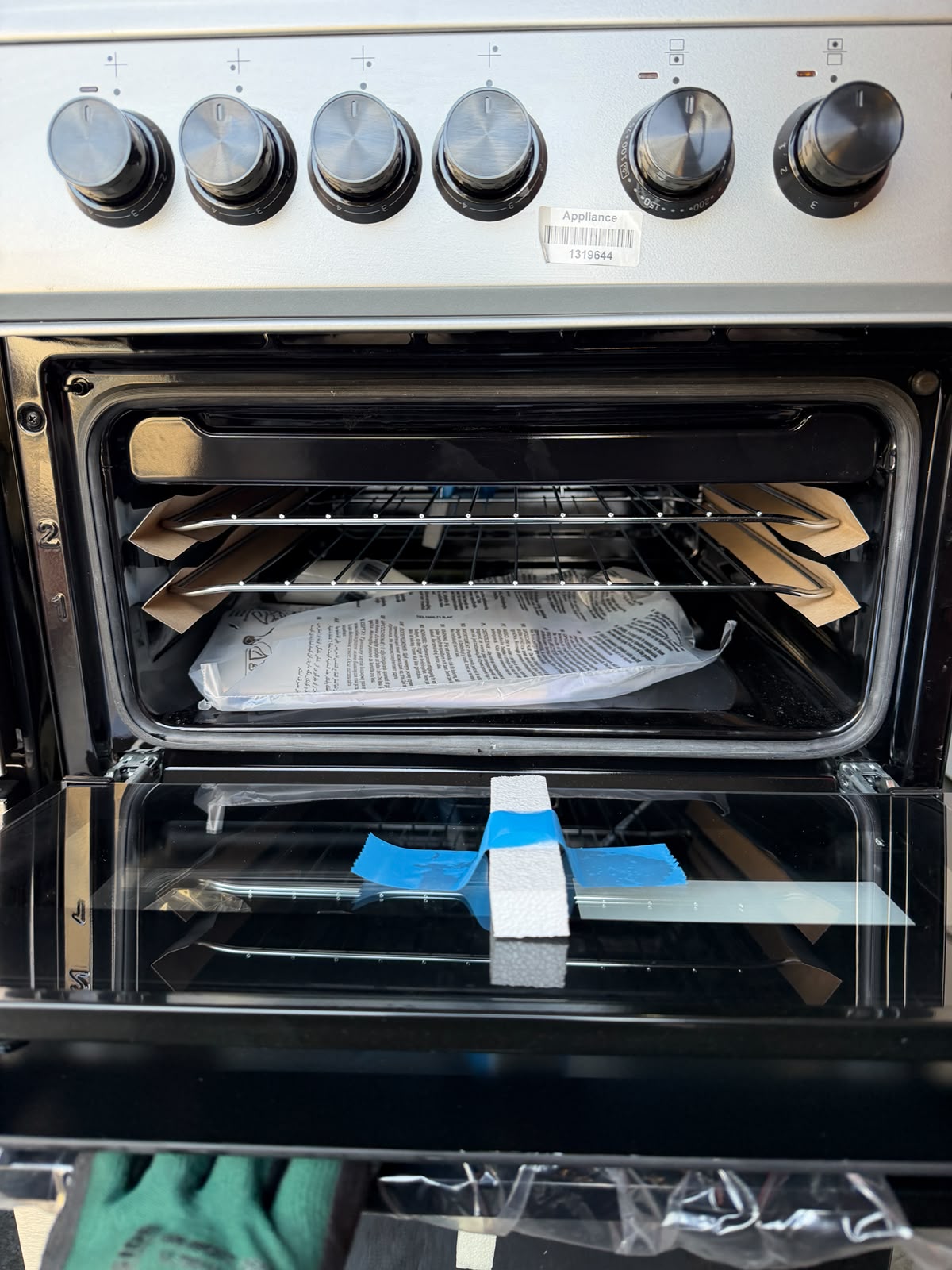 Beko KDC5422AS 50cm Double Oven Electric Ceramic Cooker – Silver – Unused Grade A