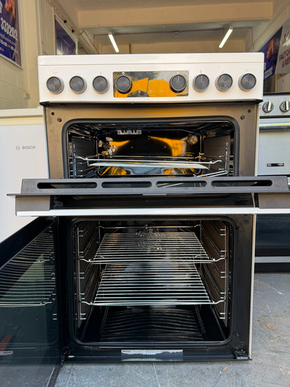 Hisense HDCEC6C20W 60cm Double Oven Electric Ceramic Cooker – White – Unused Grade A