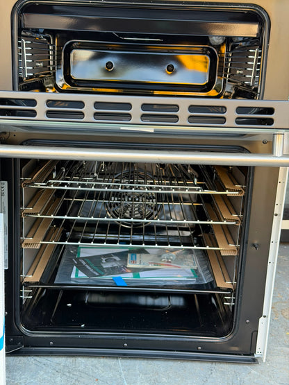 Hisense HDE3211BWUK 60cm Double Oven Electric Ceramic Cooker – White – Unused Grade A