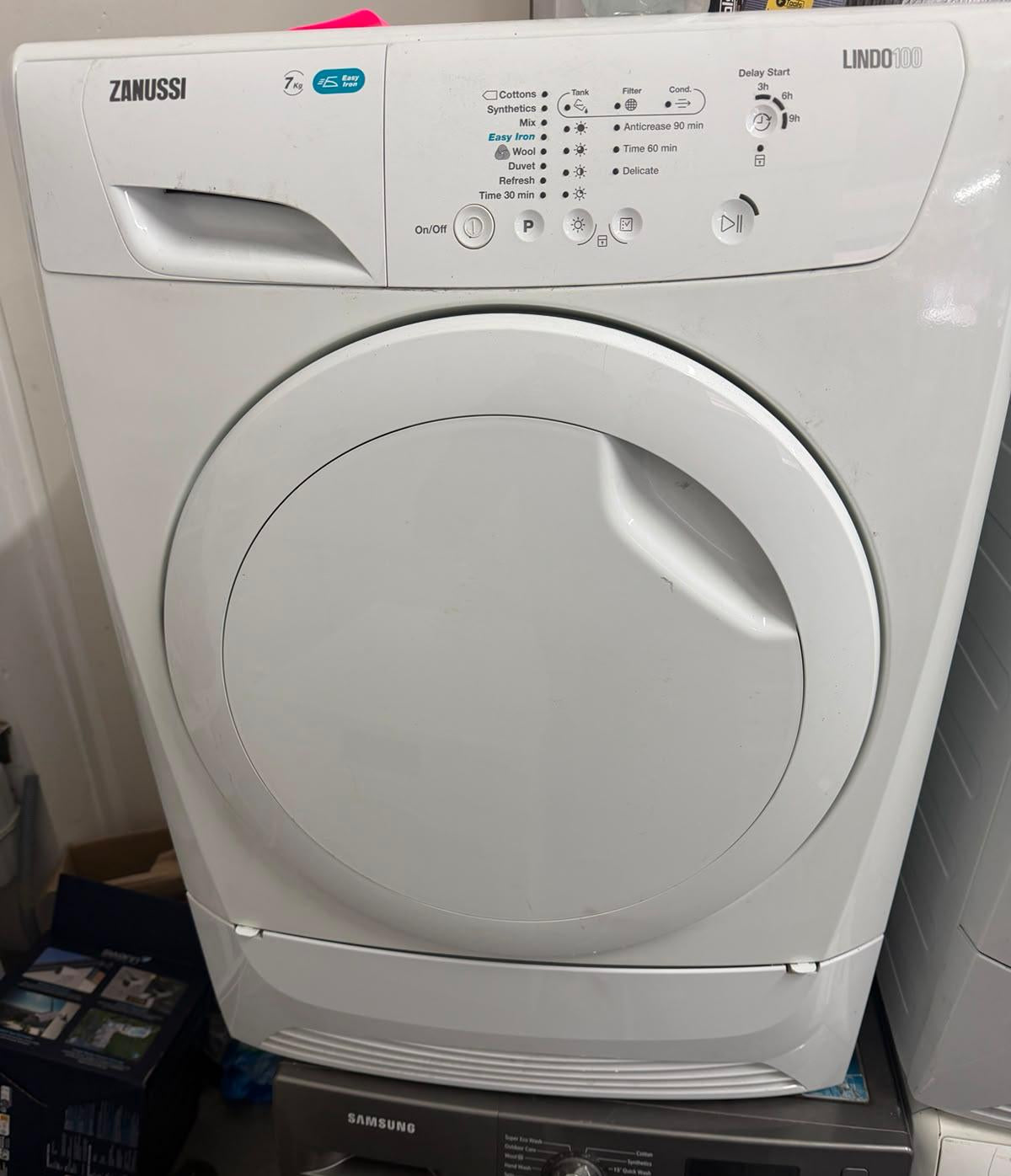 Refurbished Zanussi ZDP7203PZ 7kg Condenser Tumble Dryer - White