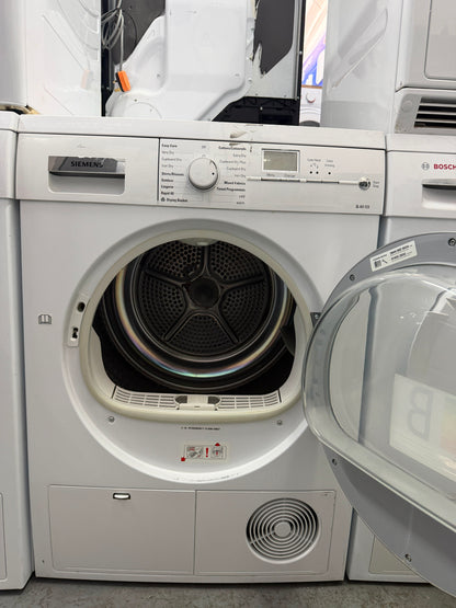 Refurbished Siemens WT46S590GB 8kg Condenser Tumble Dryer - White