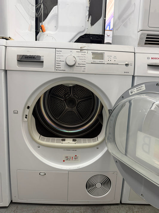 Refurbished Siemens WT46S590GB 8kg Condenser Tumble Dryer - White