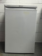 Refurbished Hotpoint RSAAV22P 110L Under Counter Fridge with Ice Box – White