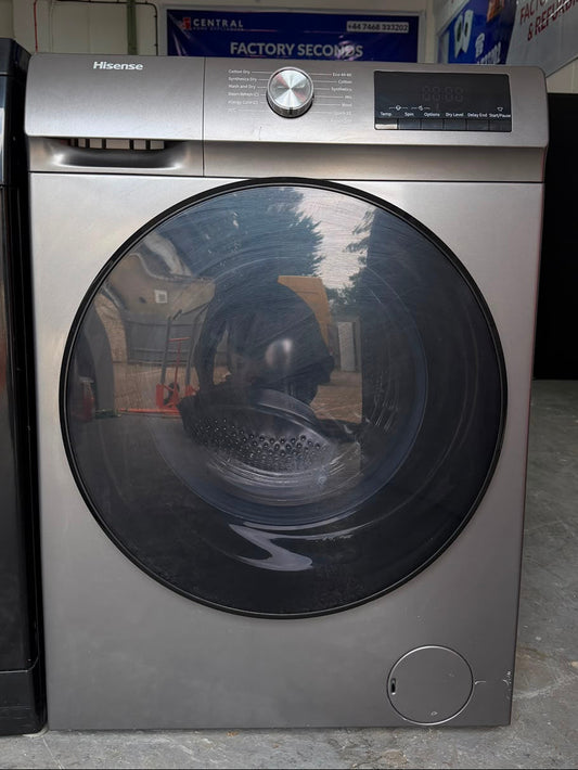 Refurbished Hisense WDQA8014EVJMT 8Kg/5Kg 1400RPM Washer Dryer - Gray