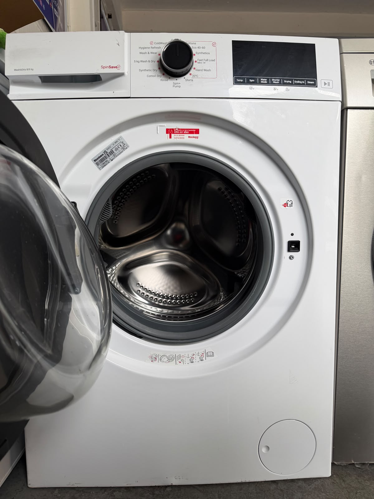 Refurbished Blomberg LRF854311W 8Kg/5Kg 1400RPM Washer Dryer – White