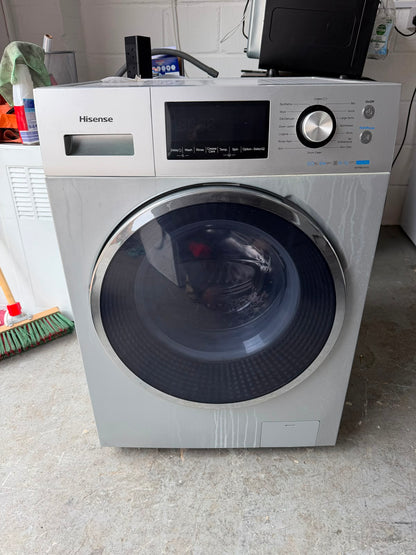 Refurbished Hisense WFP8014VS 8Kg 1400RPM Washing Machine – Silver