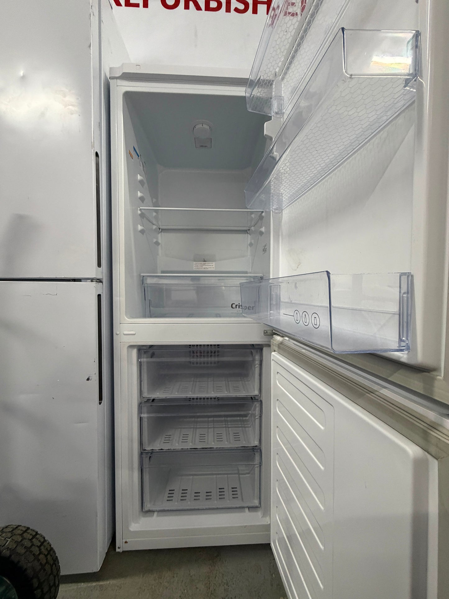 Refurbished Beko K54240H 220L Fridge Freezer - White