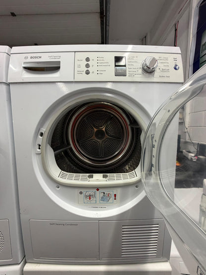 Refurbished Bosch WTW863S0GB 7Kg Heat Pump Tumble Dryer – White