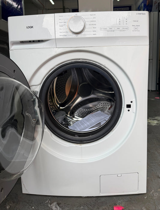 Refurbished LOGIK L10W7D23 10kg/7kg 1500RPM Washer Dryer - White
