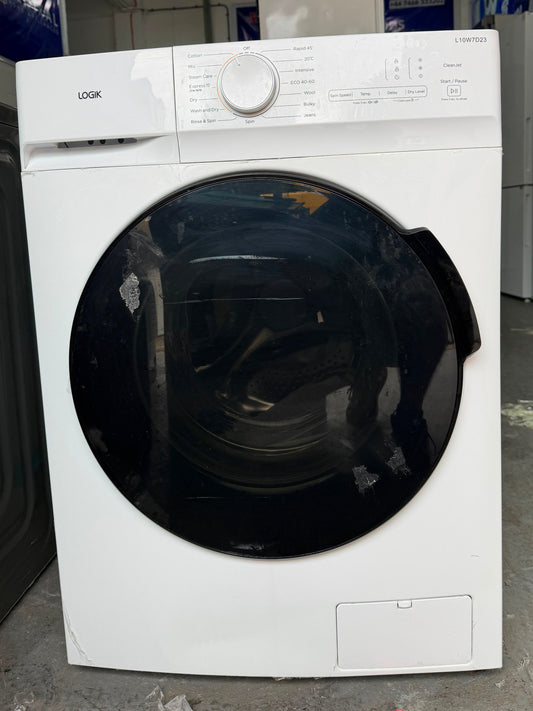 Refurbished LOGIK L10W7D23 10kg/7kg 1500RPM Washer Dryer - White