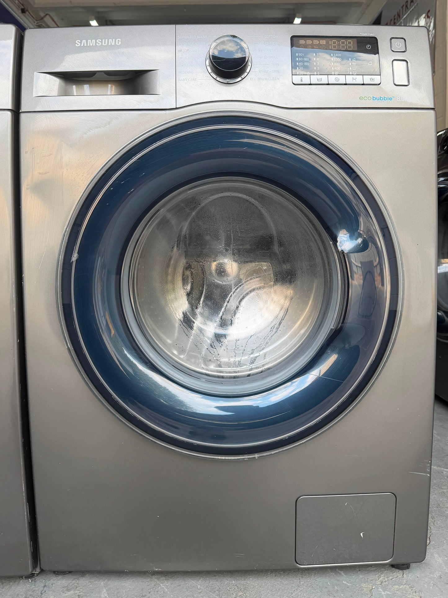 Refurbished Samsung WW80J5555FX 8Kg 1400RPM Washing Machine – Graphite