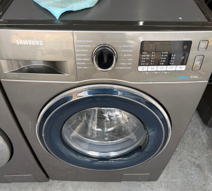 Refurbished Samsung WW80J5555FX 8Kg 1400RPM Washing Machine – Graphite