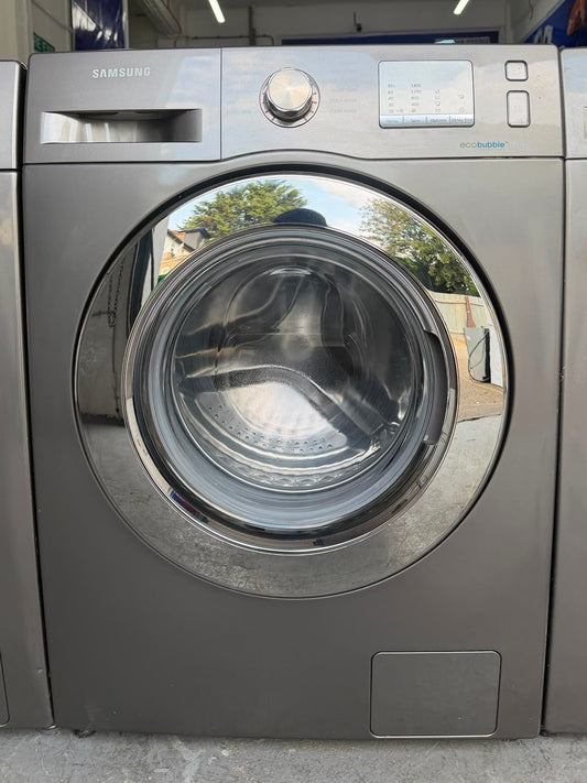 Refurbished Samsung WF70F5EW4X 7Kg 1400RPM Washing Machine – Graphite Silver
