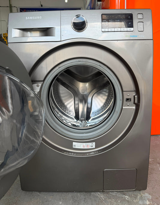 Refurbished Samsung WW80J5555FX 8Kg 1400RPM Washing Machine – Graphite