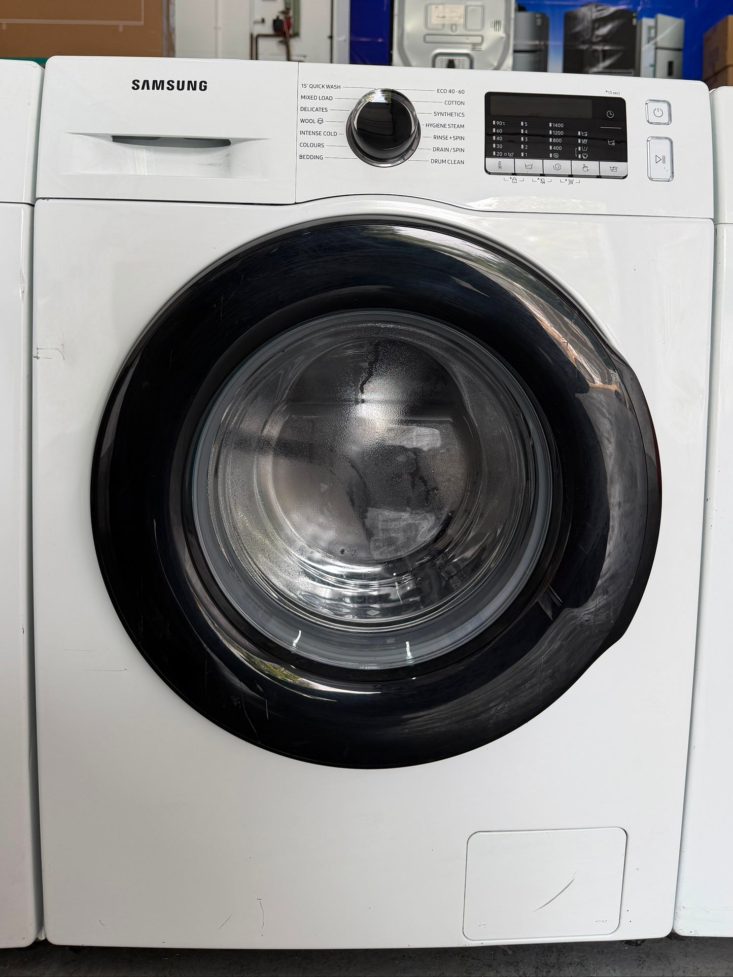 Refurbished Samsung WW90TA046AE 9Kg 1400RPM Washing Machine – White