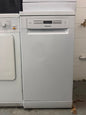 Refurbished Hotpoint HSFO3T223WUK 10 Place Settings Slimline Freestanding Dishwasher - White