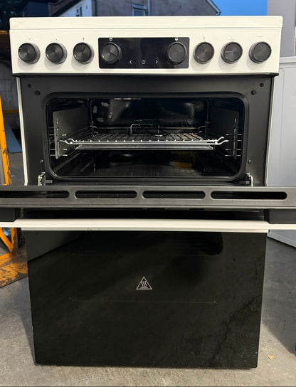 Hisense HDCEC6C20W 60cm Double Oven Electric Ceramic Cooker - New Grade A - White