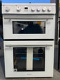 Hisense HDE3211BWUK 60cm Double Oven Electric Ceramic Cooker - New Grade B - White