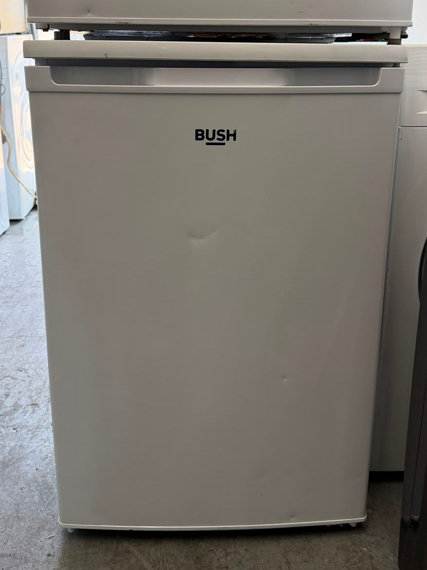 Refurbished Bush MEE5585UCL 131L Under Counter Larder Fridge – White