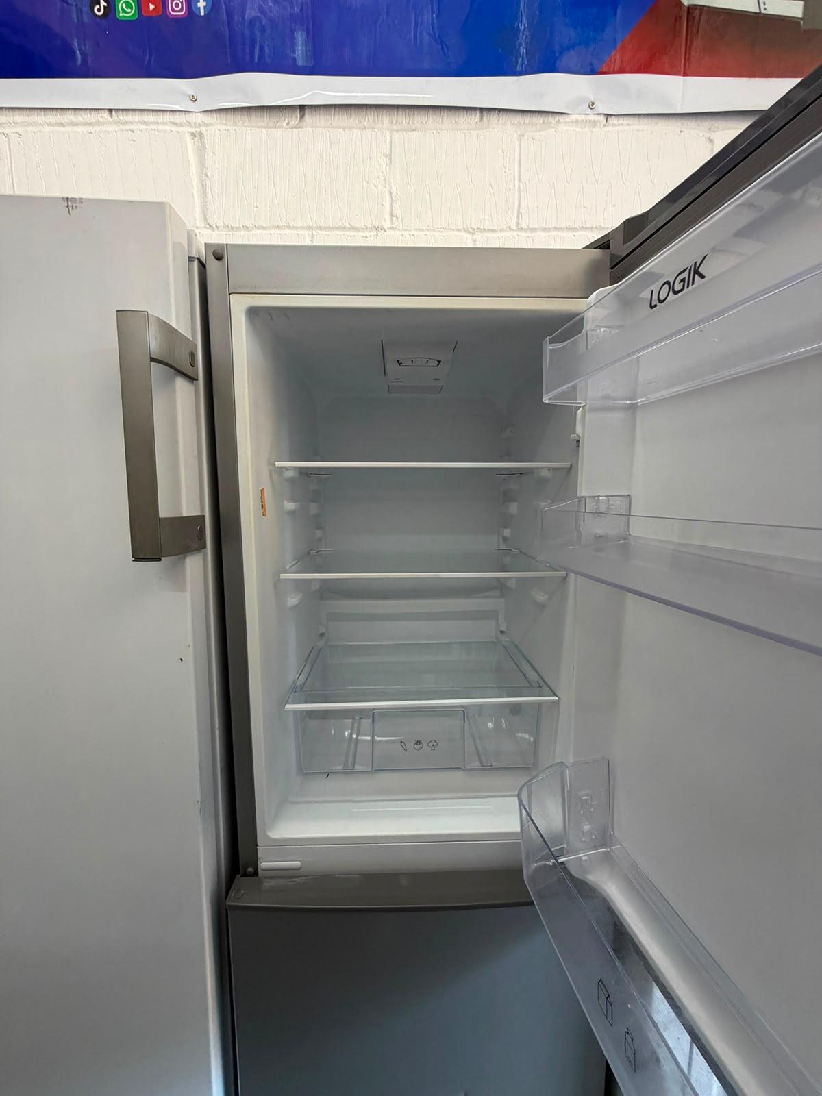 Refurbished Logik LFC50S22 164L 60/40 Frost Free Fridge Freezer – Silver