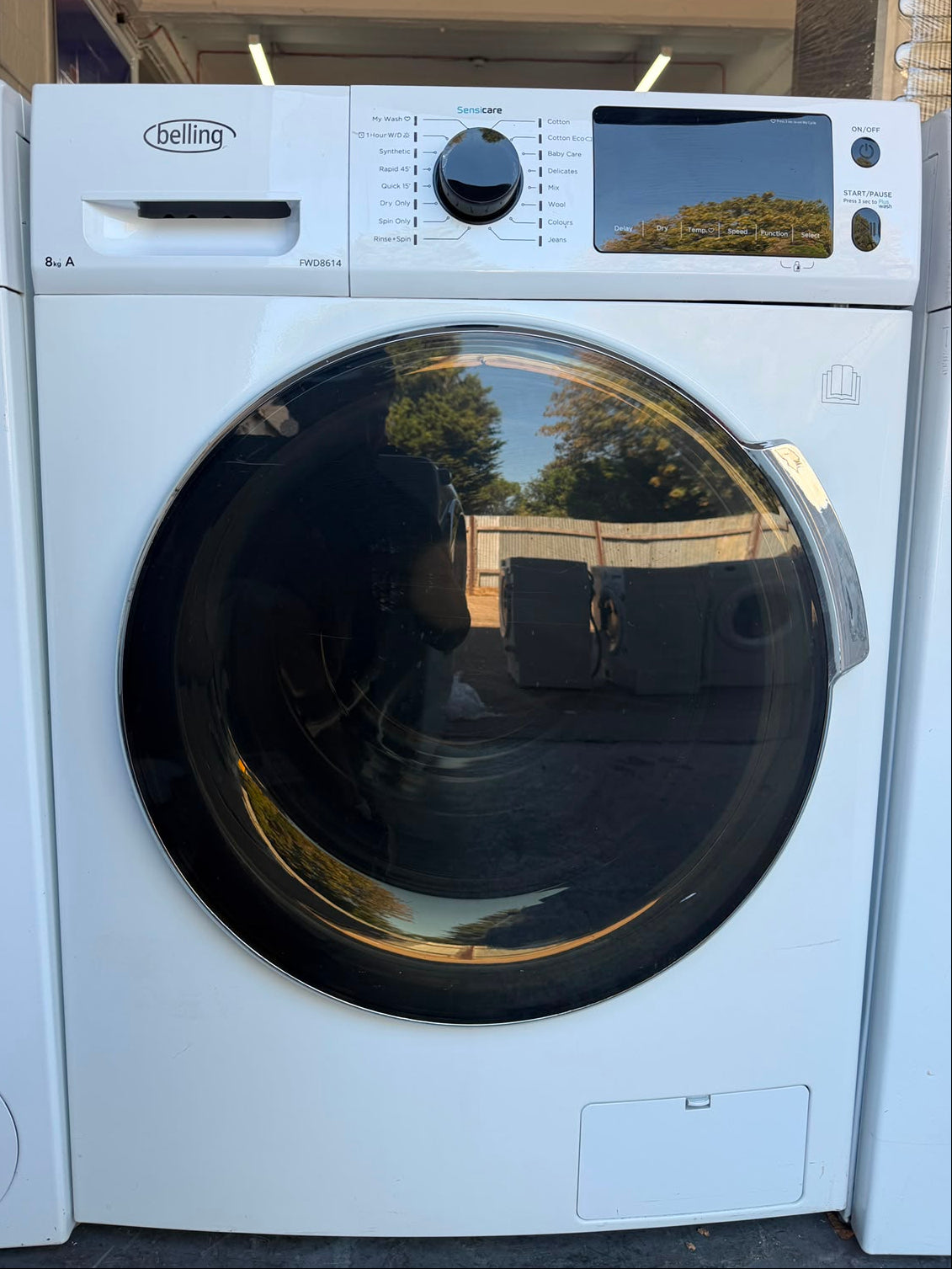 Refurbished Belling FWD8614 8Kg/6Kg 1600RPM Washer Dryer - White