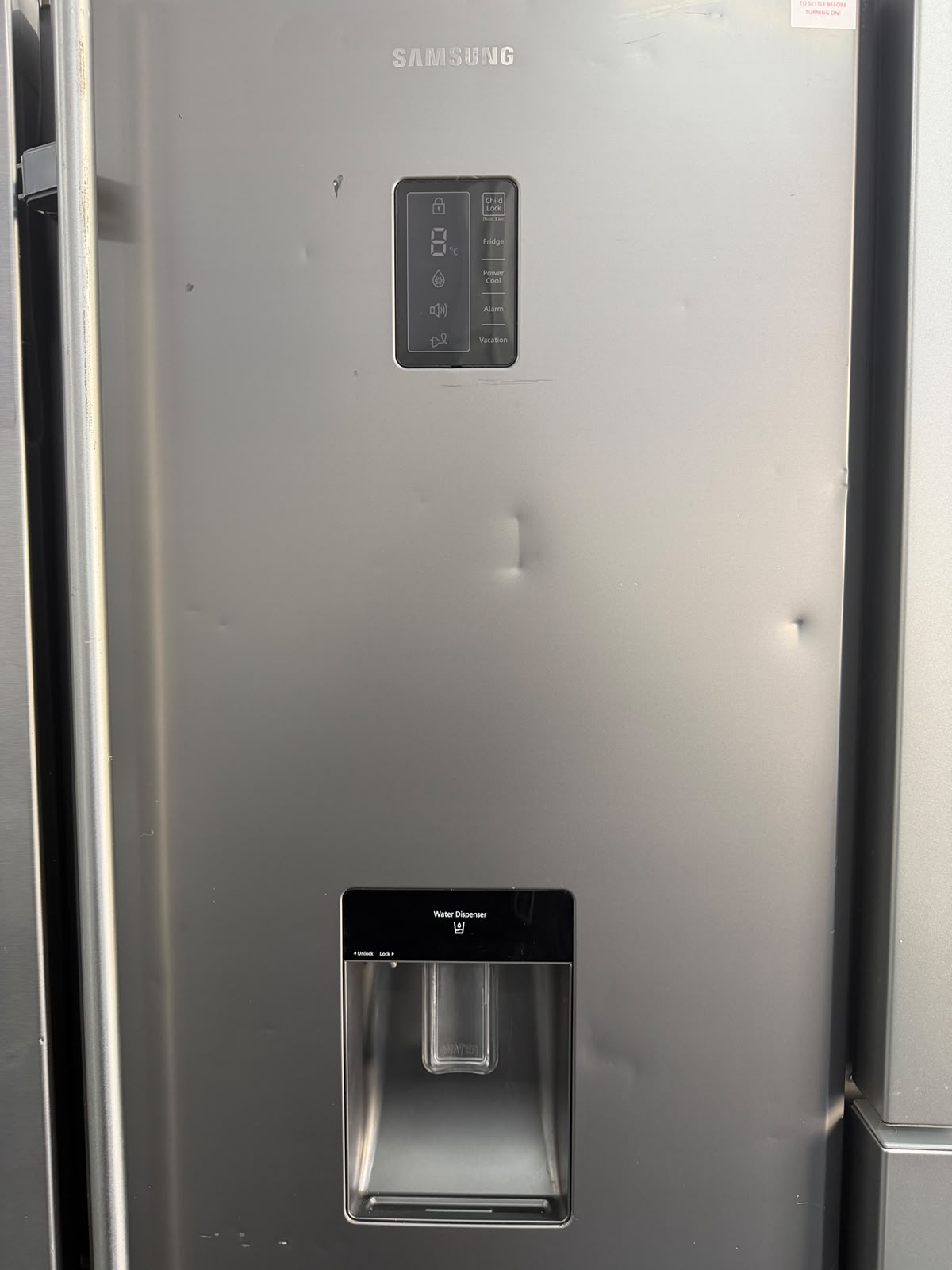 Refurbished Samsung RR82PDMH 353L Tall Fridge - Manhattan Silver