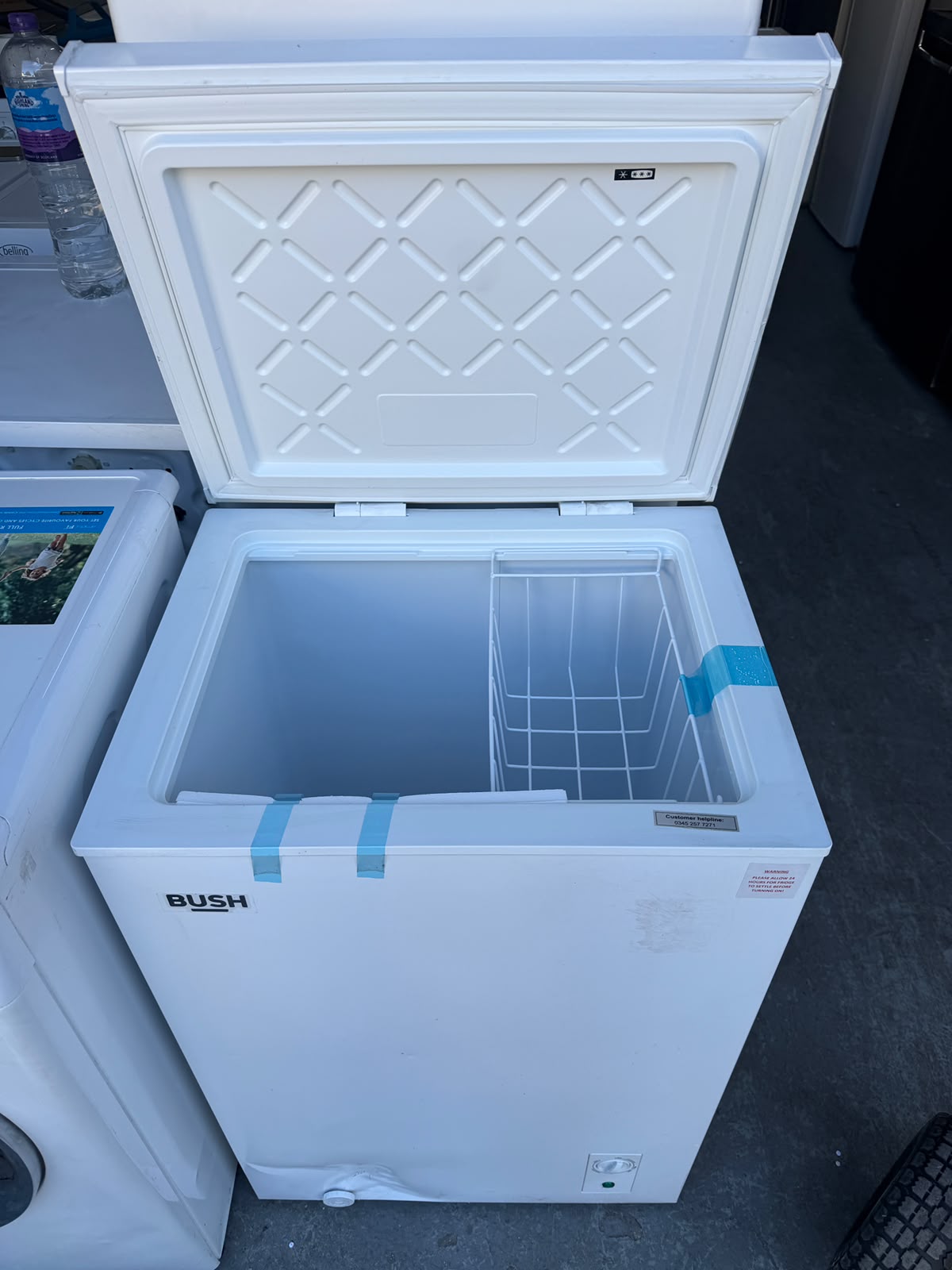 Bush BECFE99LW 99L Chest Freezer - White - Unused Grade B