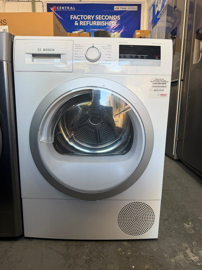 Refurbished Bosch WTR85V21GB 8Kg Heat Pump Tumble Dryer - White