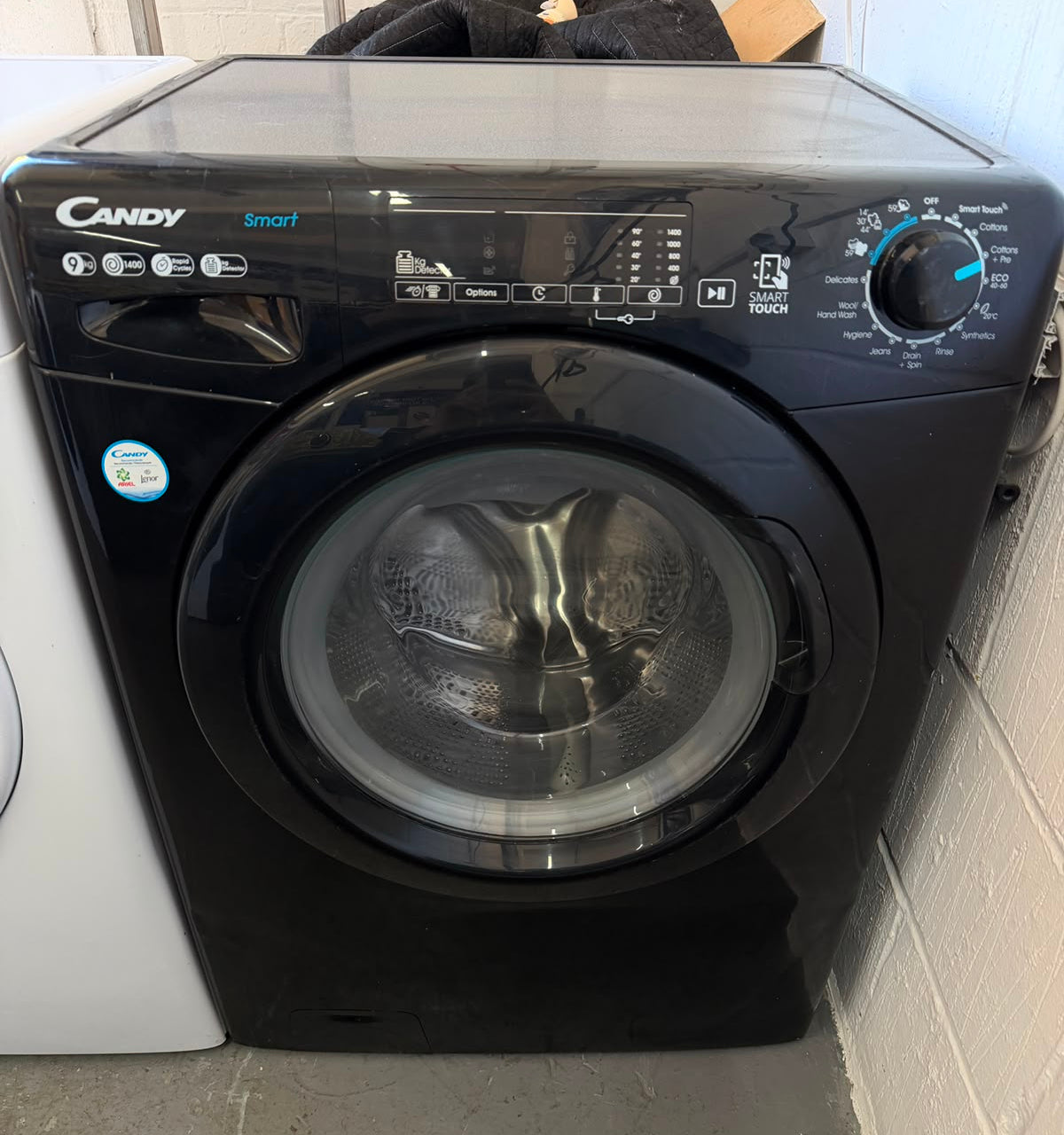 Refurbished Candy CS149TBBE 9kg 1400RPM Washing Machine - Black