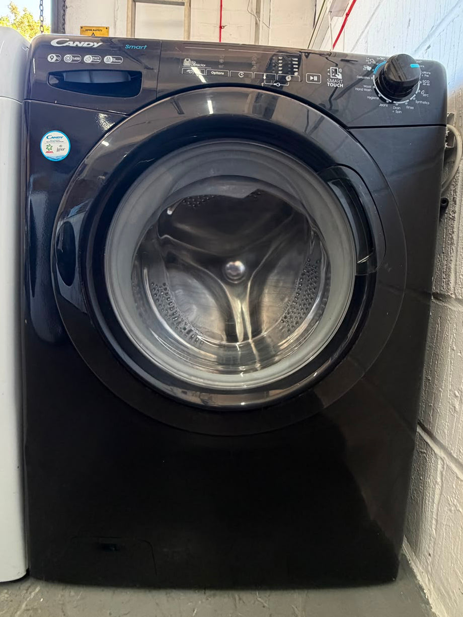 Refurbished Candy CS149TBBE 9kg 1400RPM Washing Machine - Black