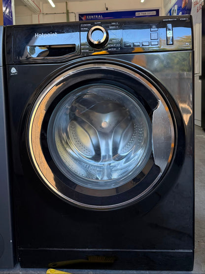 Refurbished Hotpoint NM11946BCA 9kg 1400RPM Washing Machine - Black