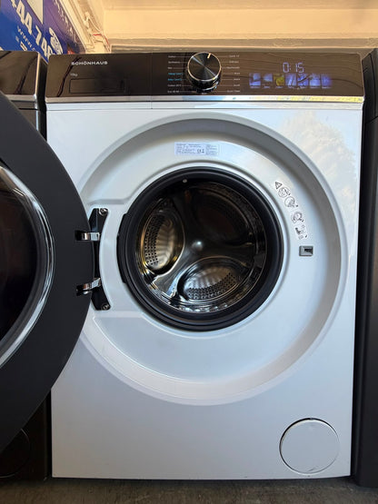Schönhaus WMSF011014AW 10kg 1400RPM Washing Machine - White - Unused Grade A