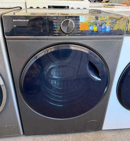 Schönhaus WMSF01914AG 9kg 1400RPM Washing Machine - Graphite - Unused Grade A