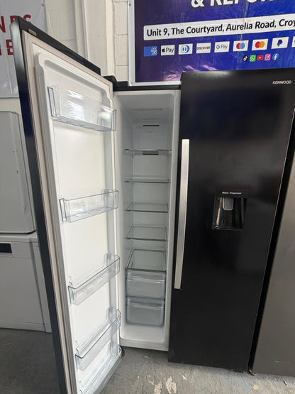 Refurbished Kenwood KSBSDB19 578L American-Style Fridge Freezer - Black