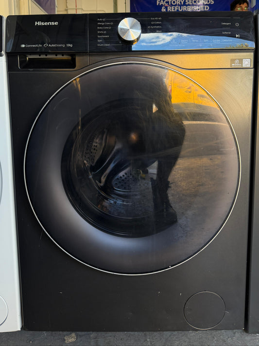 Refurbished Hisense WF5S1245BB 12Kg 1400RPM Washing Machine - Black