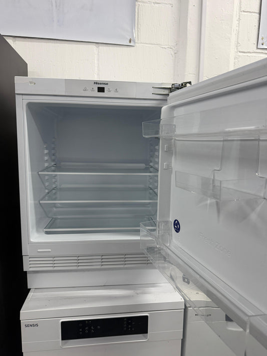 Refurbished Hisense RUL178D4AWE 138L Under Counter Larder Fridge – White