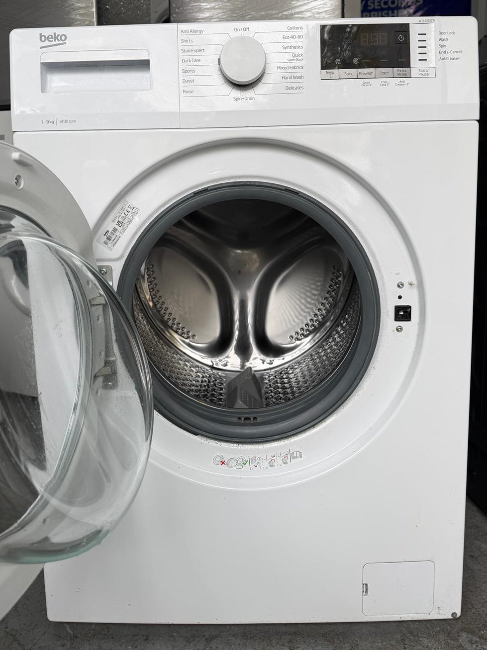 Refurbished Beko WTL92151W 9kg 1200RPM Washing Machine - White