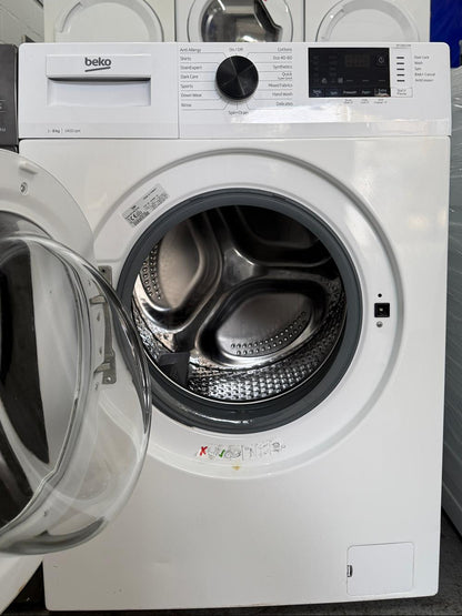 Refurbished Beko WTL84121W 8kg 1400RPM Washing Machine - White