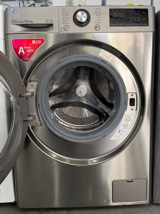 Refurbished LG F4V710STSE 10.5kg 1400RPM Washing Machine - Graphite