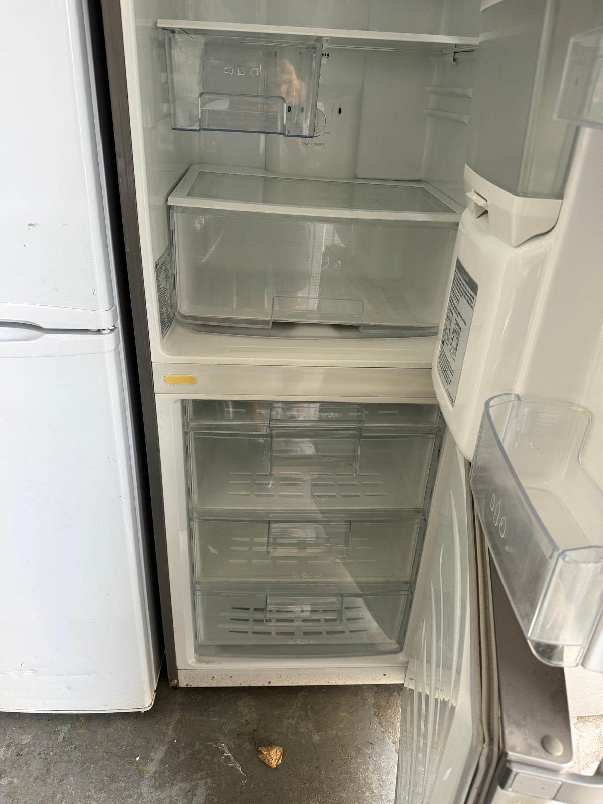 Refurbished LG GB3133PVGK 296L Fridge Freezer with Water Dispenser - Platinum Silver