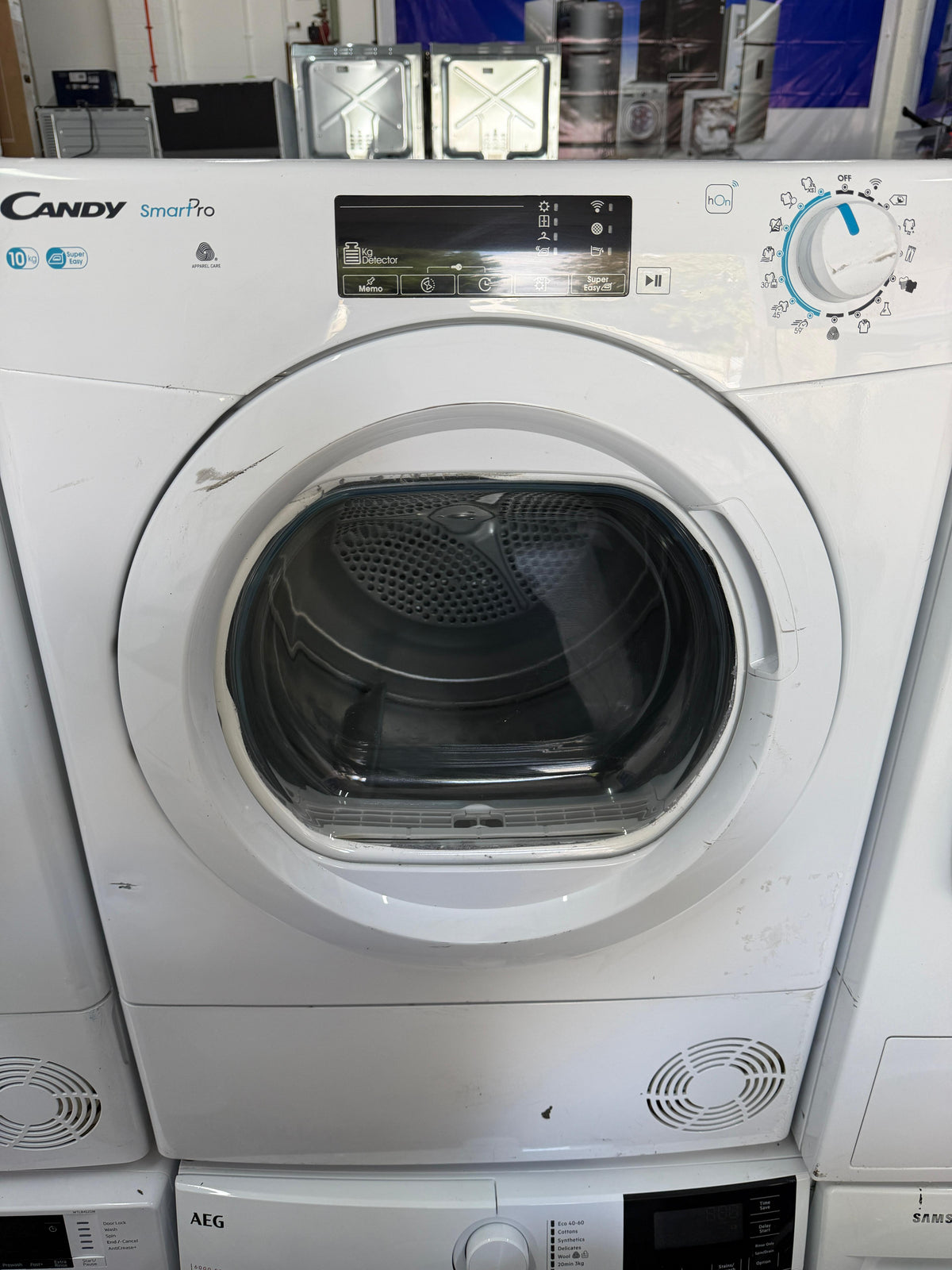 Refurbished Candy CSOC10TG-80 10kg Condenser Tumble Dryer - White
